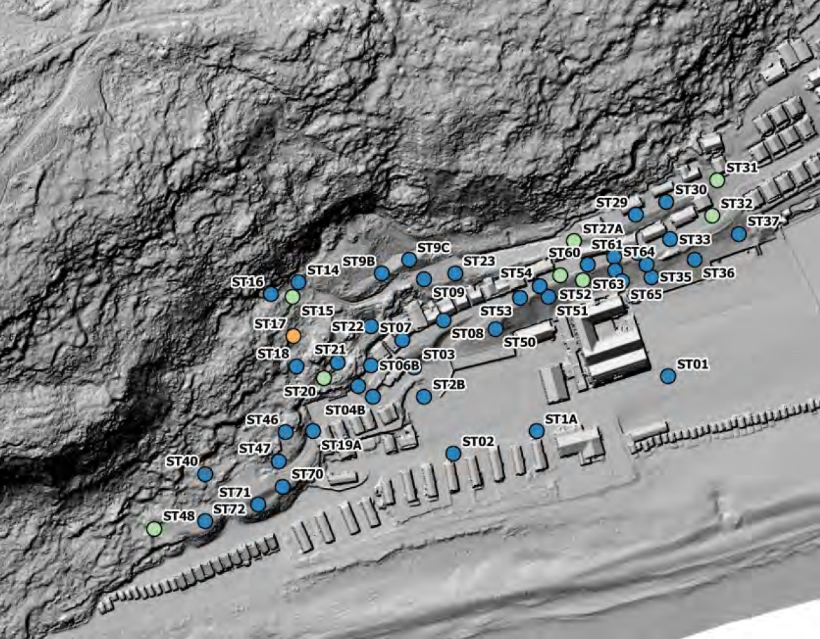 LiDAR, UAV and GIS used for Slope Stability Assessment